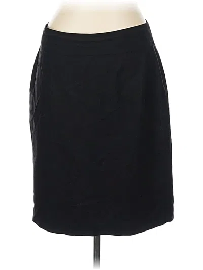 Pre-owned Banana Republic Wool Skirt In Black
