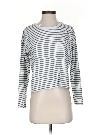 Pre-owned Everlane 3/4 Sleeve T-shirt In White