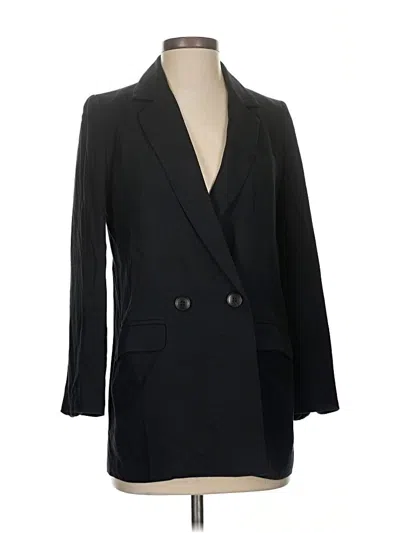 Pre-owned Madewell Blazer Jacket In Black