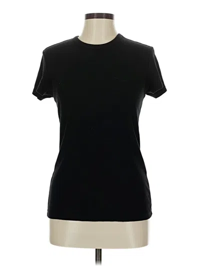 Pre-owned Uniqlo Short Sleeve T-shirt In Black