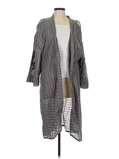 Pre-owned Xcvi Kimono In Gray
