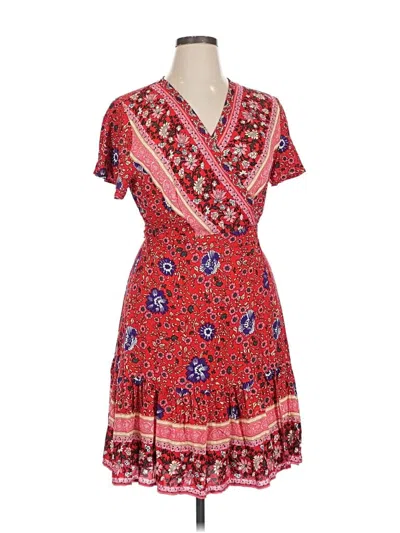 Pre-owned Zesica Casual Dress In Red