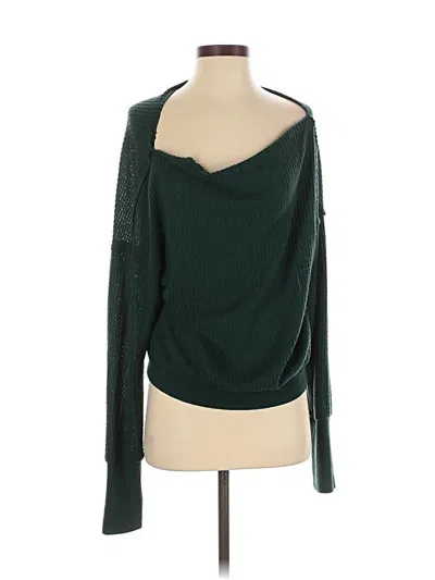 Pre-owned Treasure & Bond Long Sleeve T-shirt In Green