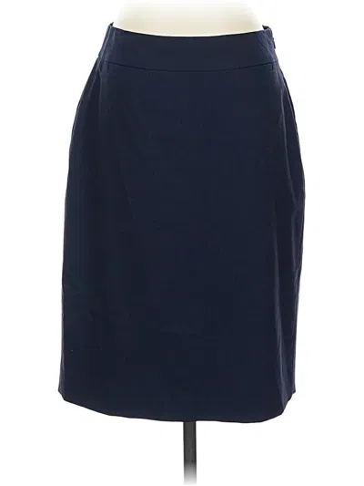 Pre-owned Banana Republic Wool Skirt In Blue