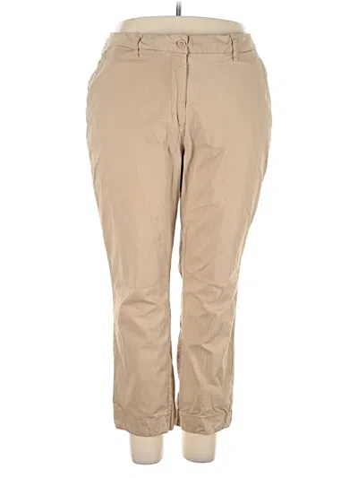 Pre-owned Jessica London Jeggings In Brown