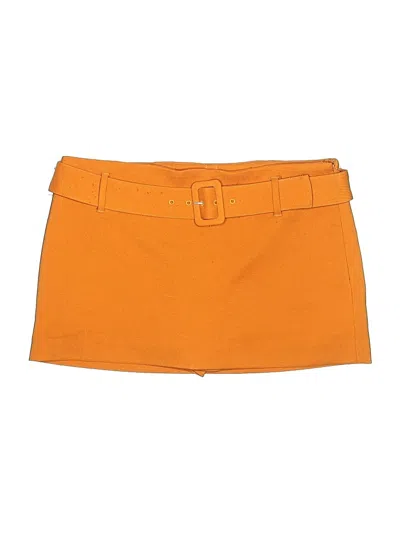 Pre-owned Express Casual Skirt In Orange
