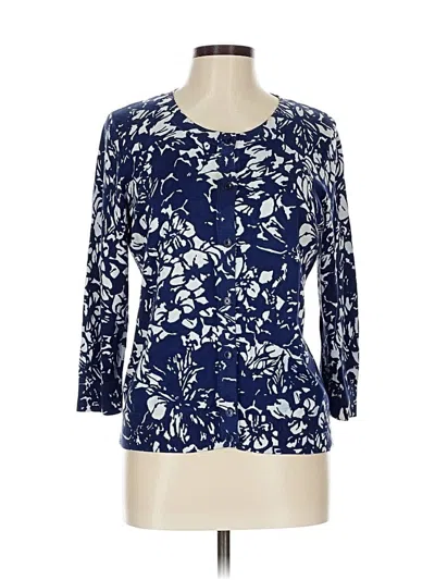 Pre-owned Talbots Pullover Sweater In Blue