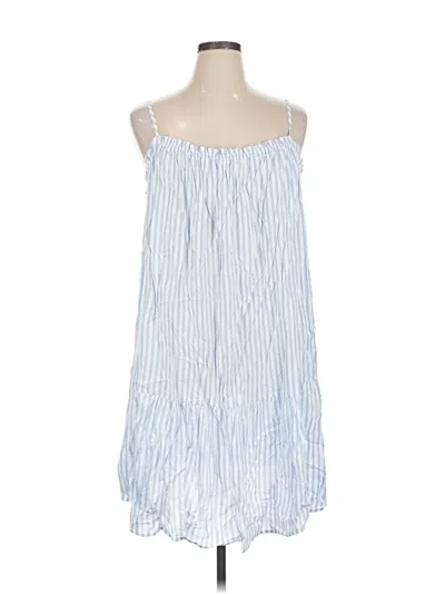 Pre-owned H&m Casual Dress In Blue