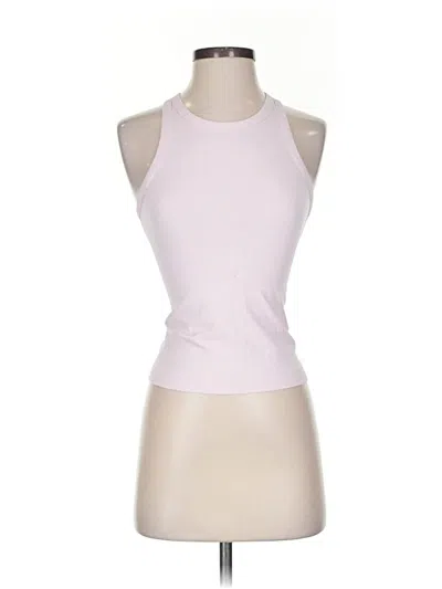 Pre-owned Lululemon Athletica Tank Top Pink Halter Neckline Tops