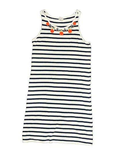 Pre-owned Crewcuts Outlet Kids' Dress In White