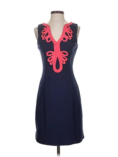 Pre-owned Lilly Pulitzer Cocktail Dress In Blue