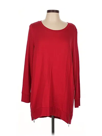 Zenergy By Chico's Pullover Sweater In Red