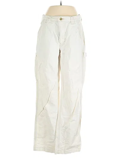Pre-owned Tna Casual Pants In White
