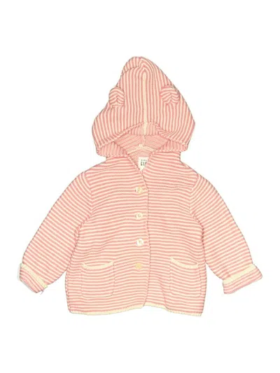 Pre-owned Baby Gap Kids' Cardigan Sweater In Pink