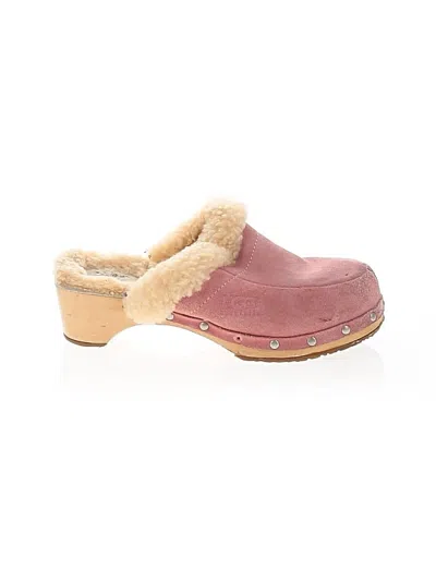 Pre-owned Ugg Mule/clog In Pink