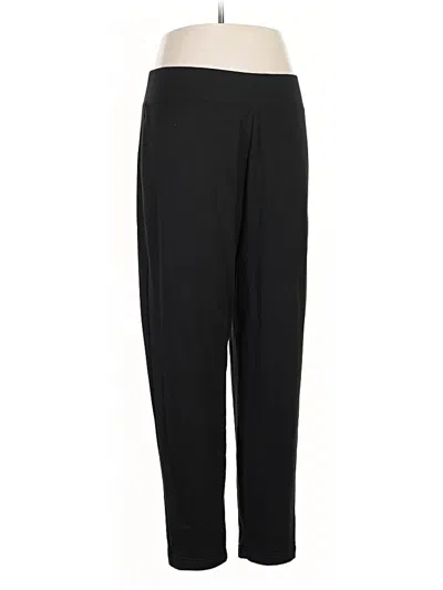 Pre-owned Lands' End Active Pants In Black