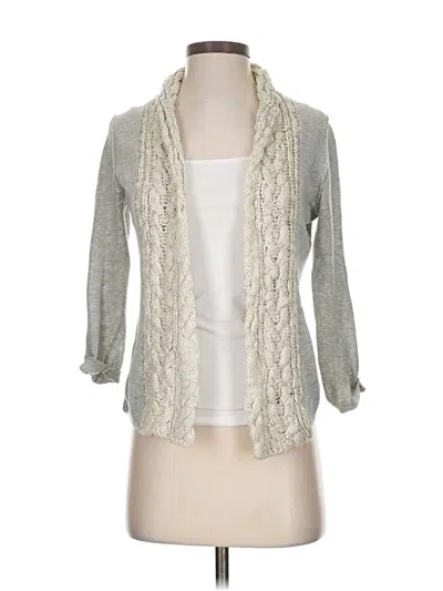 Pre-owned Banana Republic Cardigan Sweater In Gray