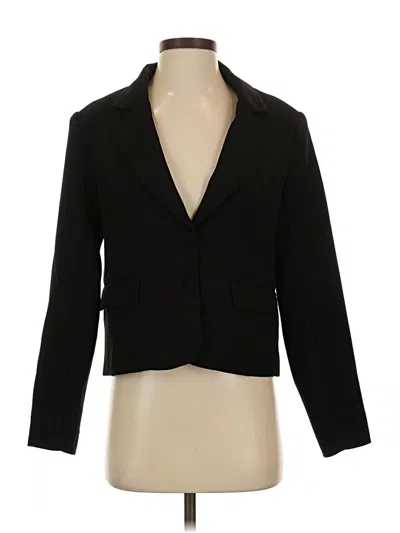 Pre-owned Aqua Blazer Jacket In Black