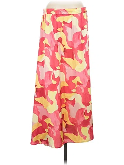 Pre-owned Ming Wang Casual Skirt In Pink