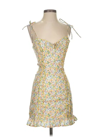 Pre-owned Hello Molly Cocktail Dress In Yellow