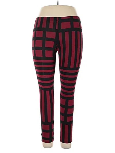 Pre-owned Comfy Usa Leggings In Red