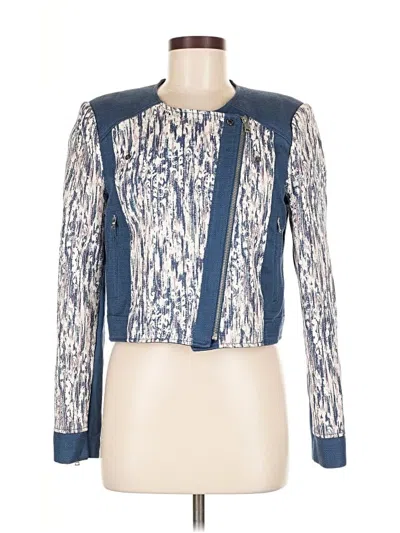 Pre-owned Bcbgmaxazria Jacket In Blue