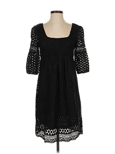 Pre-owned Solitaire Casual Dress In Black