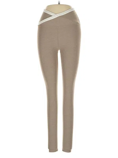 Pre-owned Beyond Yoga Active Pants In Brown