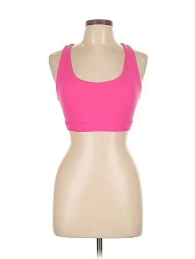 Pre-owned Running Girl Sports Bra In Pink