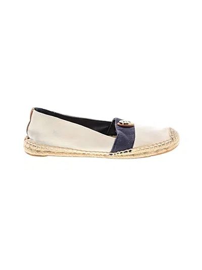 Pre-owned Tory Burch Flats In White