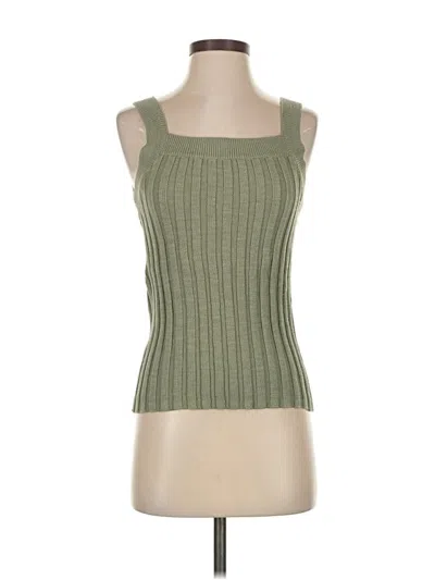 Pre-owned Ann Taylor Loft Sweater Vest In Green