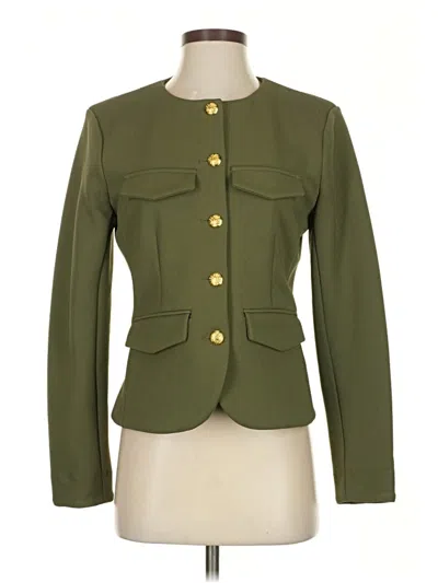 Pre-owned Veronica Beard Blazer Jacket In Green
