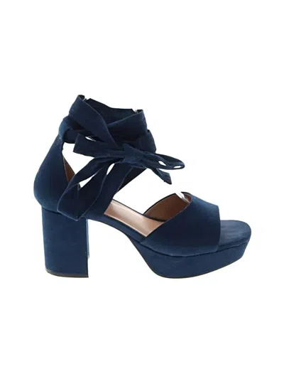 Pre-owned Torrid Sandals In Blue