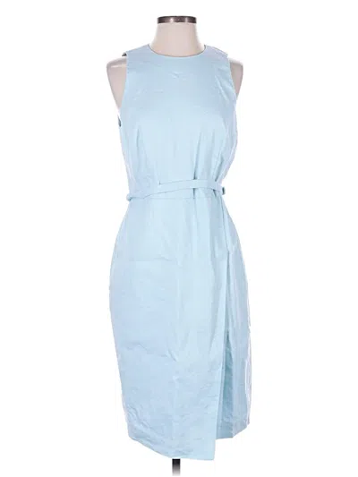 Pre-owned Ann Taylor Casual Dress In Blue