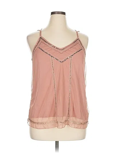 Pre-owned Maurices Sleeveless Blouse In Pink