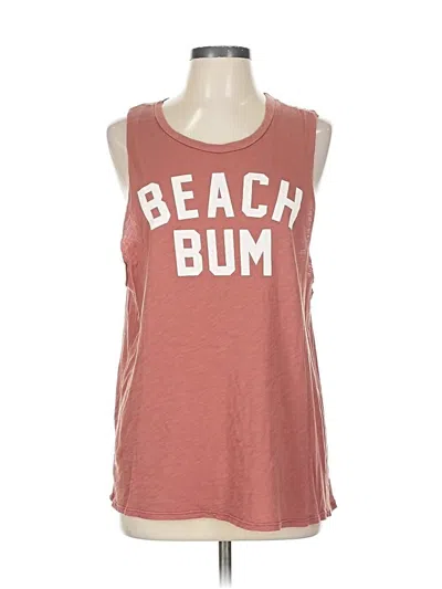 Pre-owned Blank Paige Sleeveless T-shirt In Pink