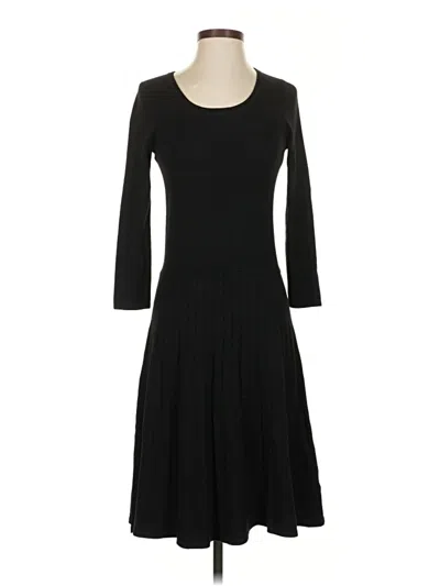 Pre-owned Talbots Casual Dress In Black