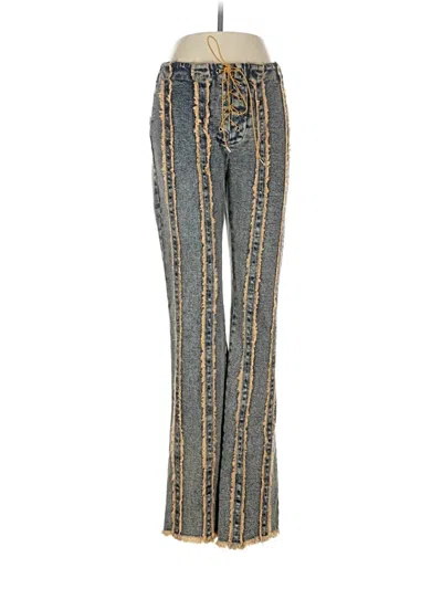 Pre-owned Fashion Nova Jeans In Gold