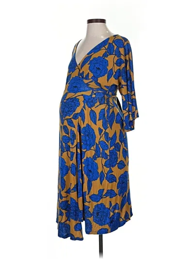 Pre-owned Motherhood Cocktail Dress In Blue