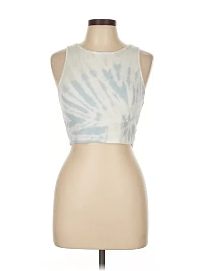 Pre-owned American Eagle Outfitters Tank Top Blue Halter Neckline Tops