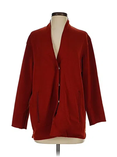 Pre-owned Carolina Belle Cardigan Sweater In Red