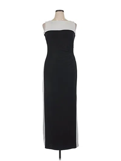 Pre-owned Chaps Cocktail Dress In Gray