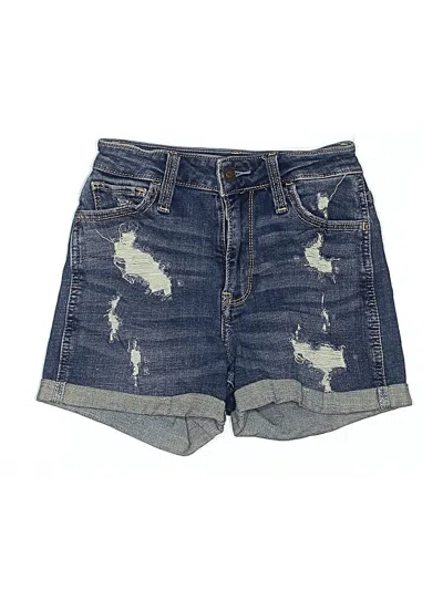 Pre-owned Hollister Denim Shorts In Blue