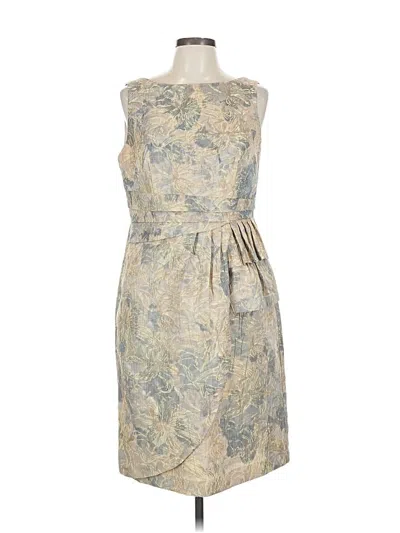 Pre-owned Julia Jordan Cocktail Dress In Brown