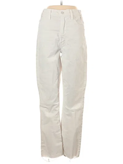 Pre-owned Mother Casual Pants In White