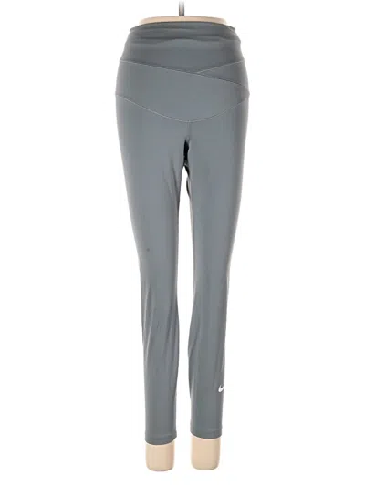 Pre-owned Nike Active Pants In Gray