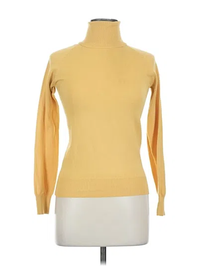 Pre-owned Zara Turtleneck Sweater In Yellow