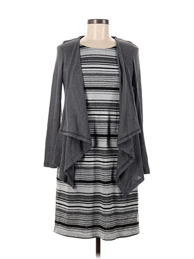 Pre-owned R&k Casual Dress In Gray