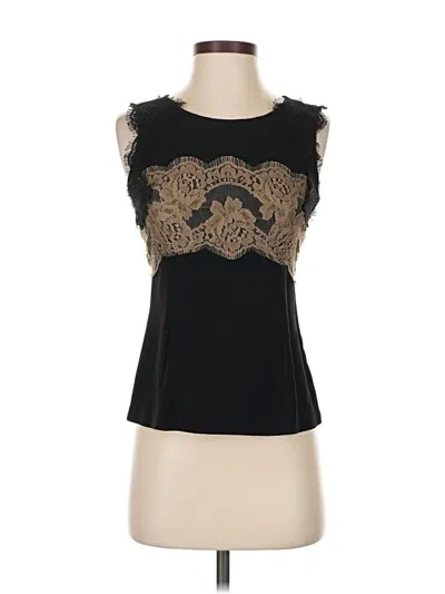 Pre-owned Dolce & Gabbana Sleeveless Top Black Sweetheart Neckline Tops