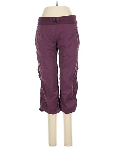 Pre-owned Lululemon Athletica Casual Pants In Purple